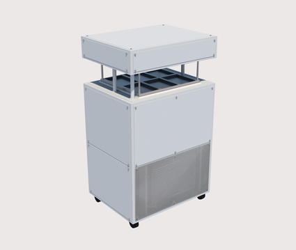 Blood plasma freezer